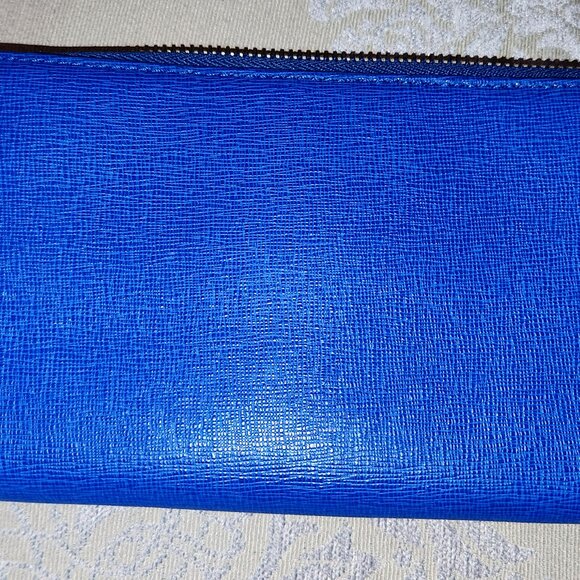 Furla Babylon Zip Around Long Wallet - Ocean - Like New - w/dusty - Picture 3 of 8